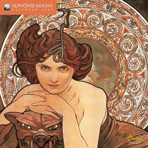 Alphonse Mucha Mini Wall calendar 2022 (Art Calendar)