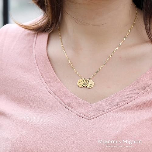 Miniatura 6 de Best Friend Necklace Long Distance Friendship Custom Two State Jewelry, Gifts for Women, Mother Daughter Relationship, Unique Personalized Necklace