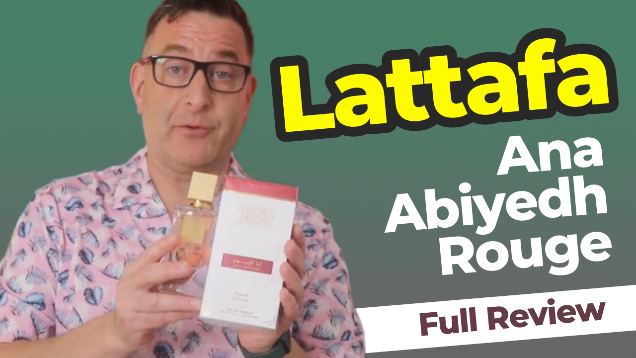 Watch Lattafa Ana Abiyedh Rouge Review on Amazon Live