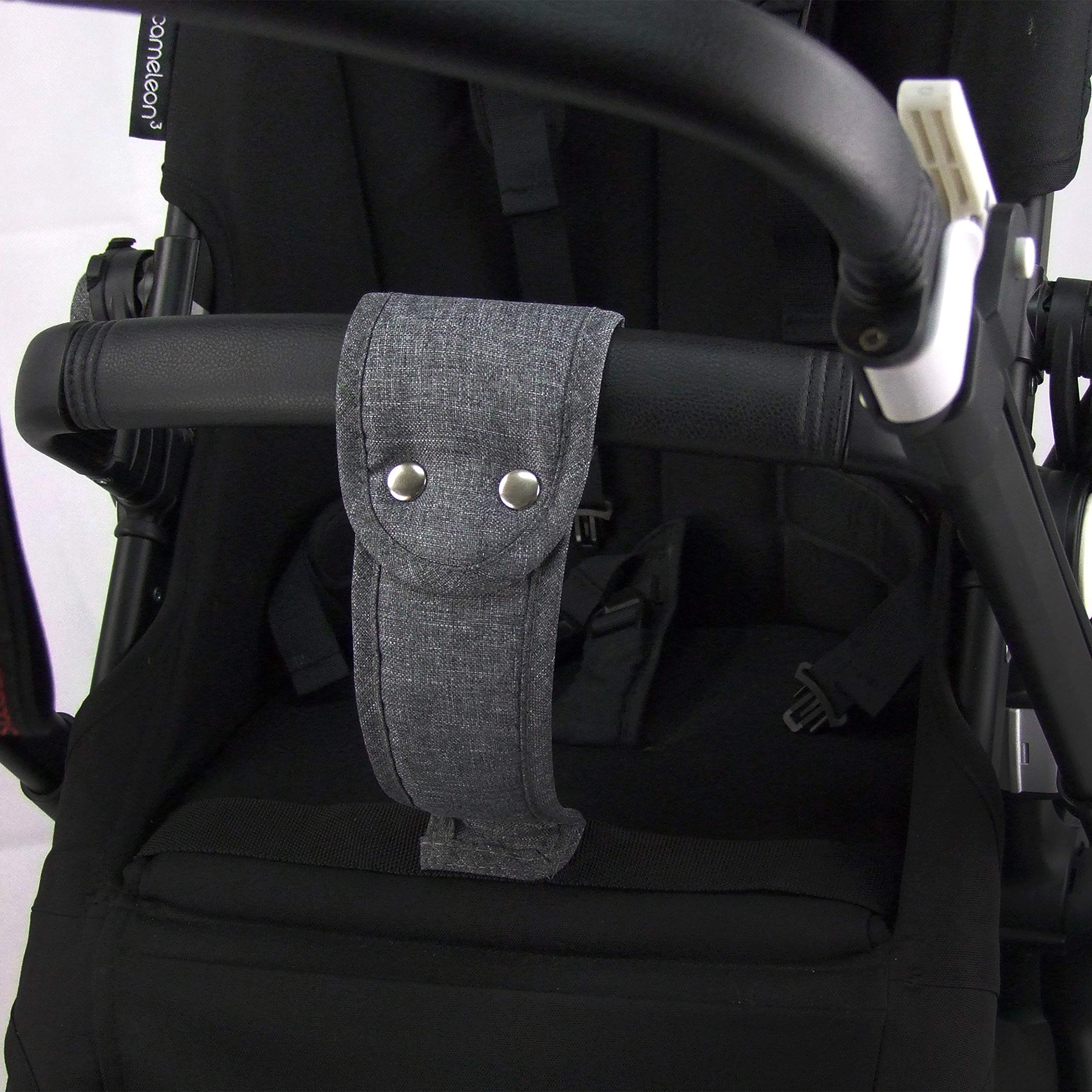 BAMBINIWELT hochwertiger Schrittgurt, Rutschgurt für Kinderwagen, Haltegurt für Bugaboo Cameleon, Donkey, Fox (schwarz)