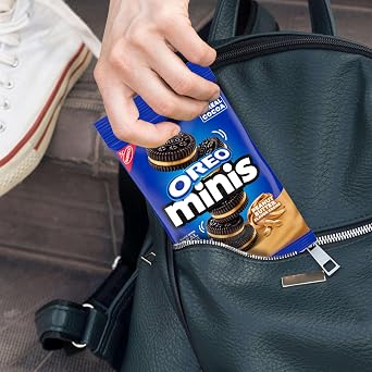 Mini Peanut Butter Chocolate Sandwich Cookies by Oreo, 12x3 oz Packs