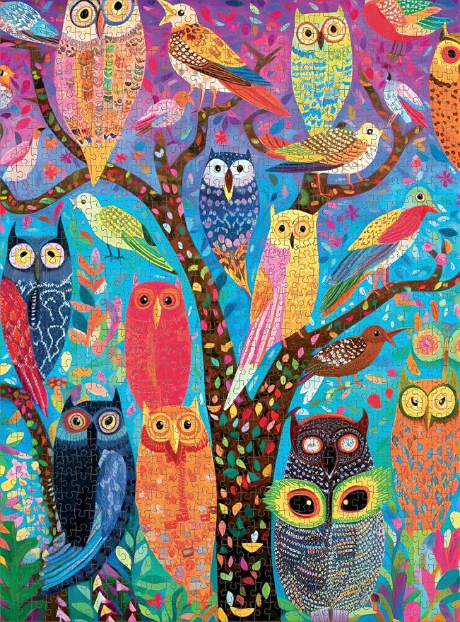 Rompecabezas Owl Oasis 1000 Piezas para Adultos miniatura 5