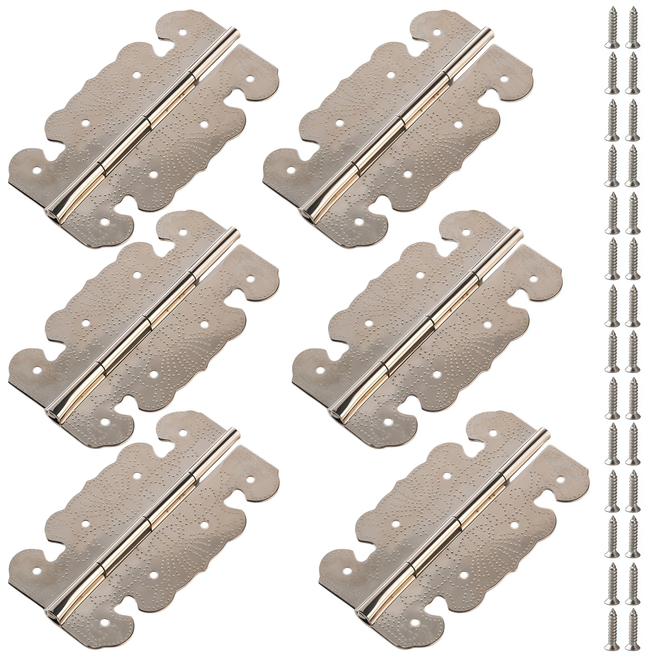 Charnière à lacets 67 mm anti-rouille pour coffre en bois et meuble humide