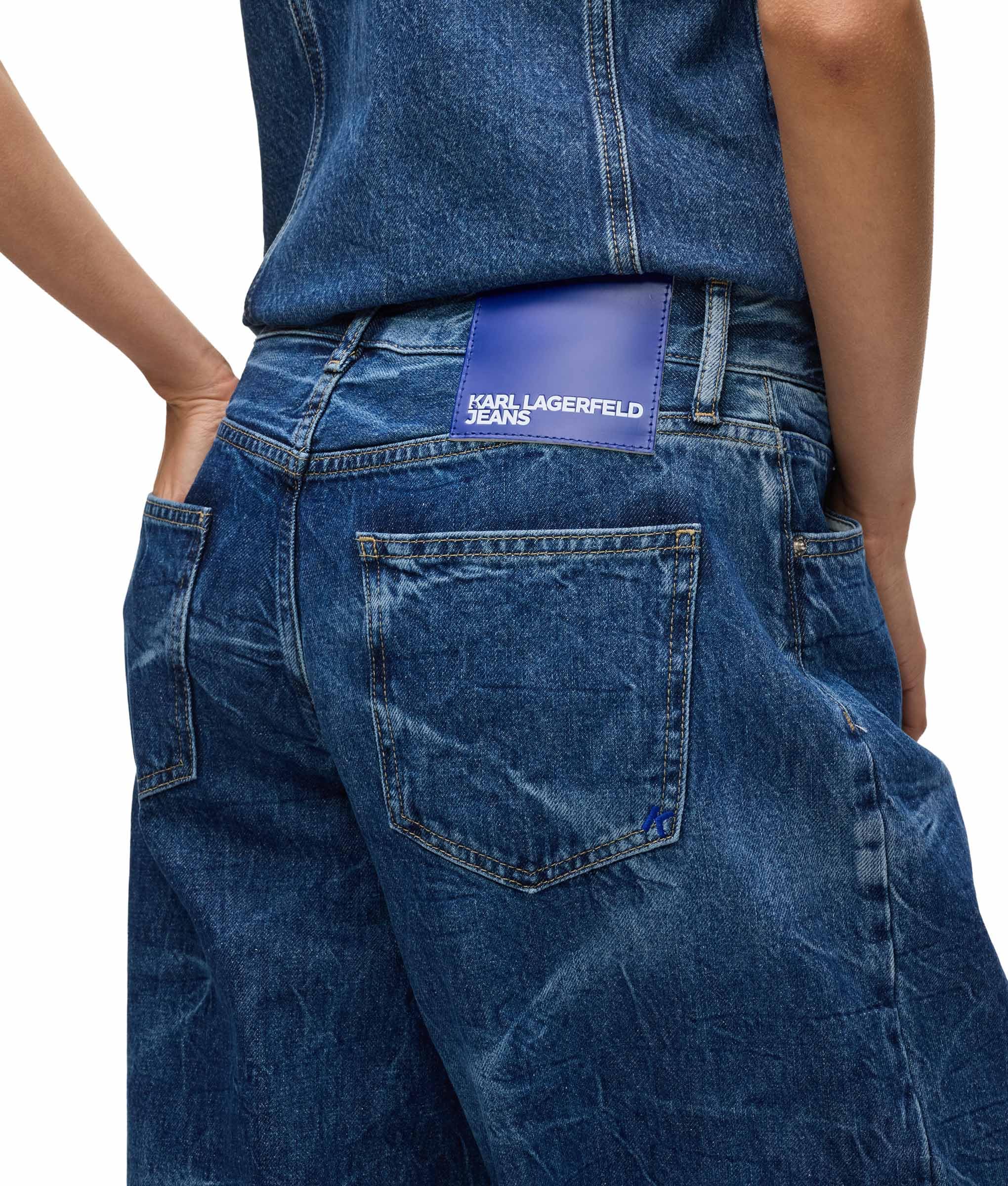 Karl Lagerfeld Jeans Donne Low Rise Wide Leg Denim