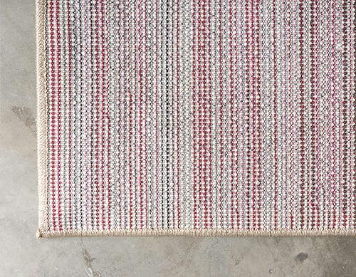 Miniatura 9 de Unique Loom Colección Solo - Alfombra de área Calabasas (2 pies 2 pulgadas x 13 pies, pasillo, color marfil)