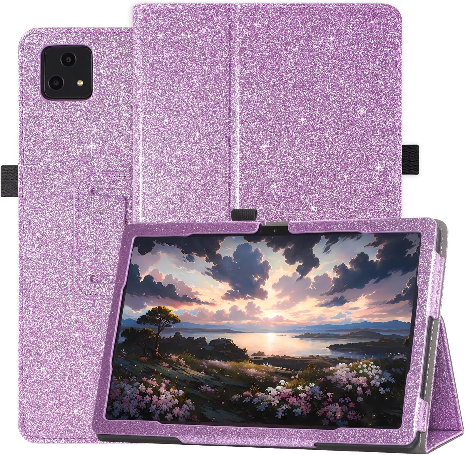 Custodia In Pelle Con Supporto Per T-Mobile Revvl Tab 2 5G (2025) - Cover Magnetica
