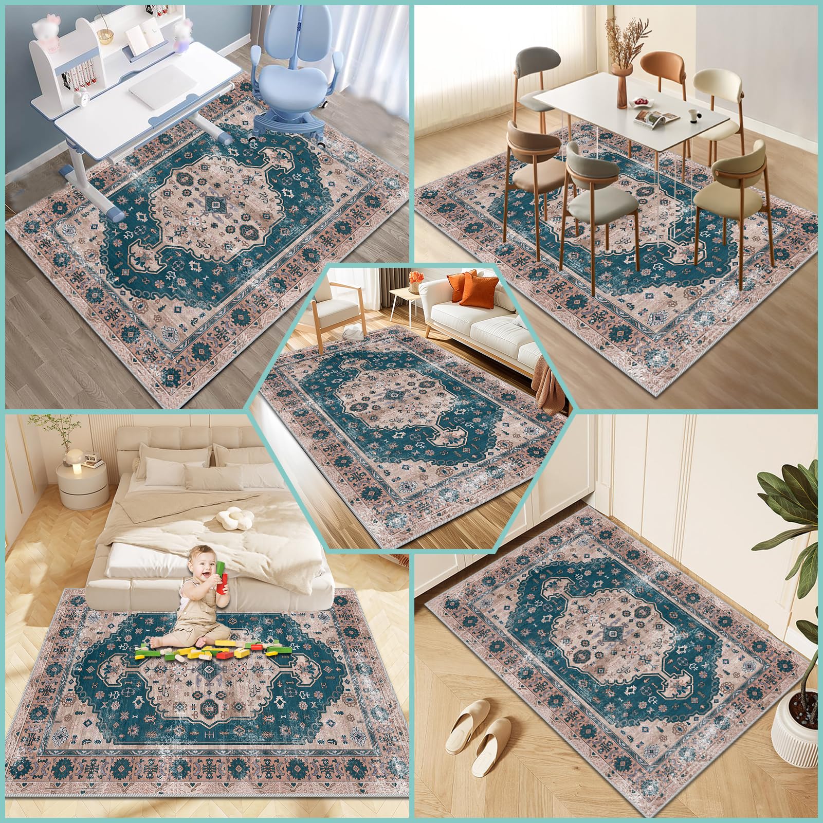 Tapis de Chaise de Bureau pour Fauteuil Antidérapant 200 x 230 cm