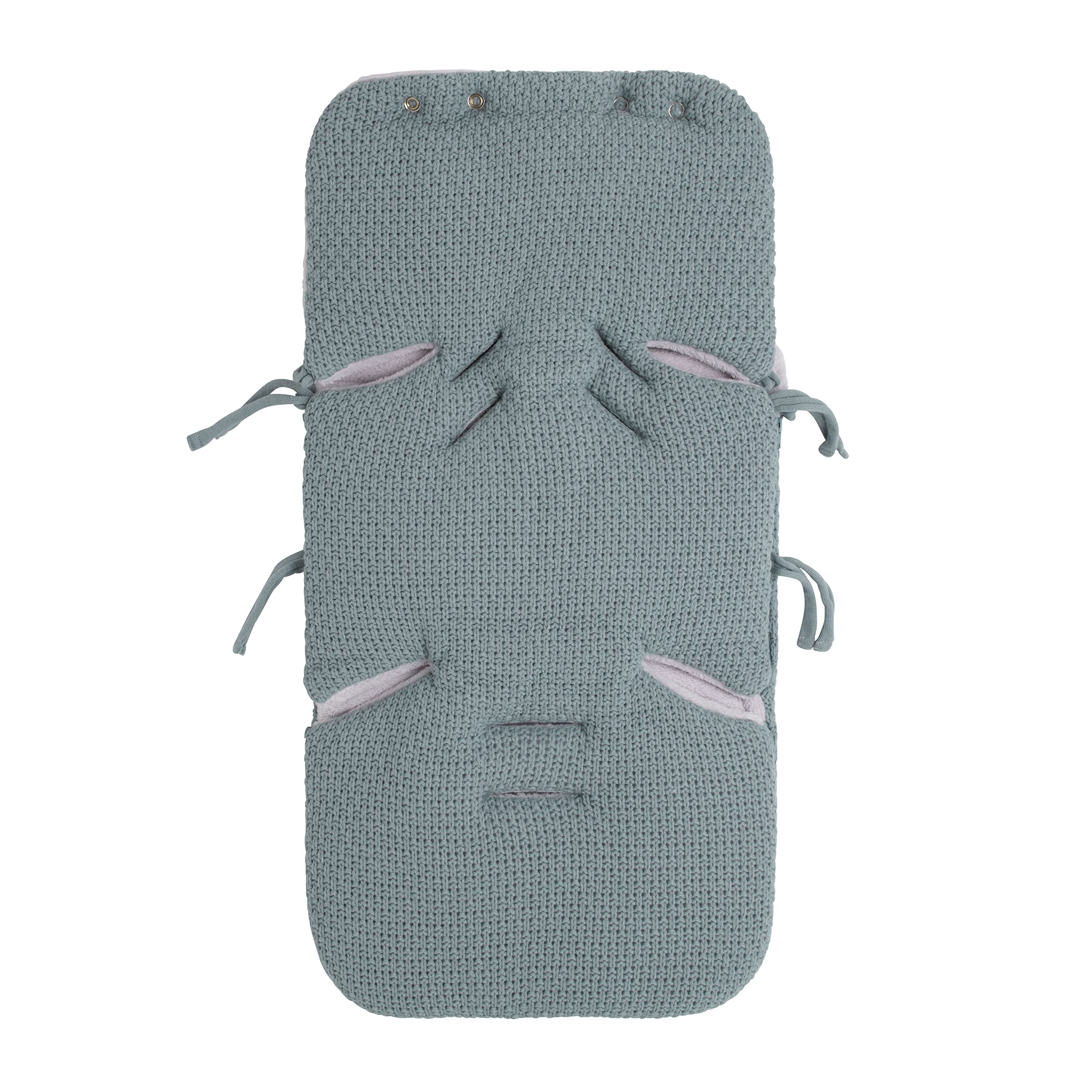 Baby's Only - Fußsack Babyschale 0+ Robust - Fußsack für Autositz - Auch für Maxi-Cosi - Wunderbar Warm - Ganzjährigen Verwendung - Mit 3- und 5-Punktgurten - Stonegreen