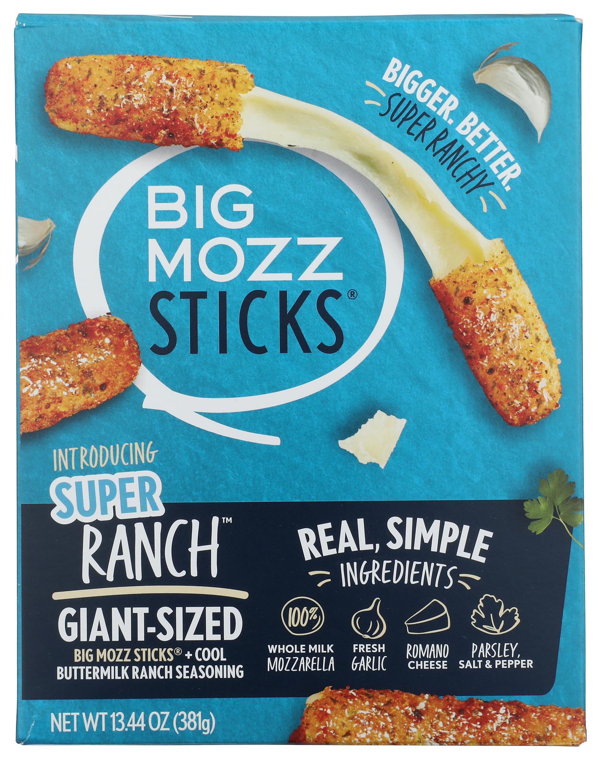 Big Mozz Ranch Mozzarella Sticks, 13.44 OZ | Grocery Pickup
