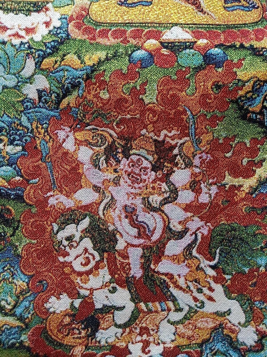 buddhistische Thangka Wandteppich, Seidenstickerei Tibet tibetisches Tuch Seide 1000 Hände 1000 Augen Avalokiteshvara Tangka Thangka Fengshui Wandkunst for Heimdekoration Meditation