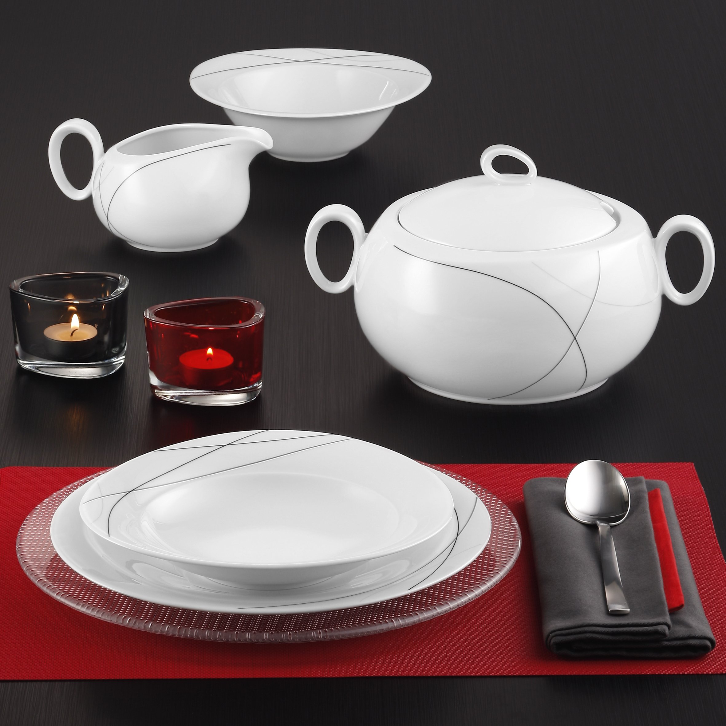 Seltmann Weiden 1.69699 Platte oval 35 cm, Trio Highline