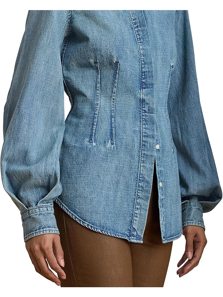 Blue Lauren Ralph Lauren Denim Shirt