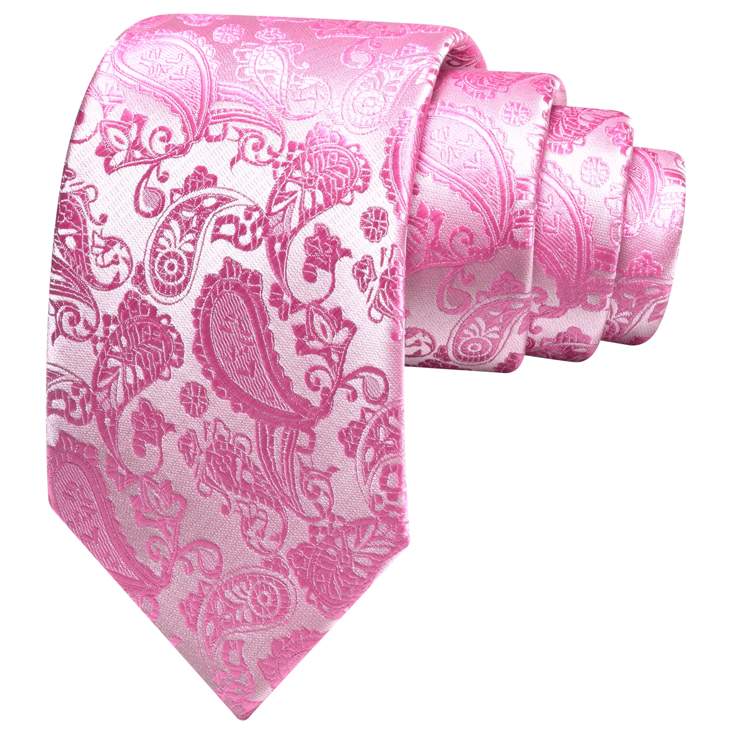 GUSLESON 3.15"(8cm) Fashion Paisley Ties Mens Woven Jacquard Necktie for Wedding