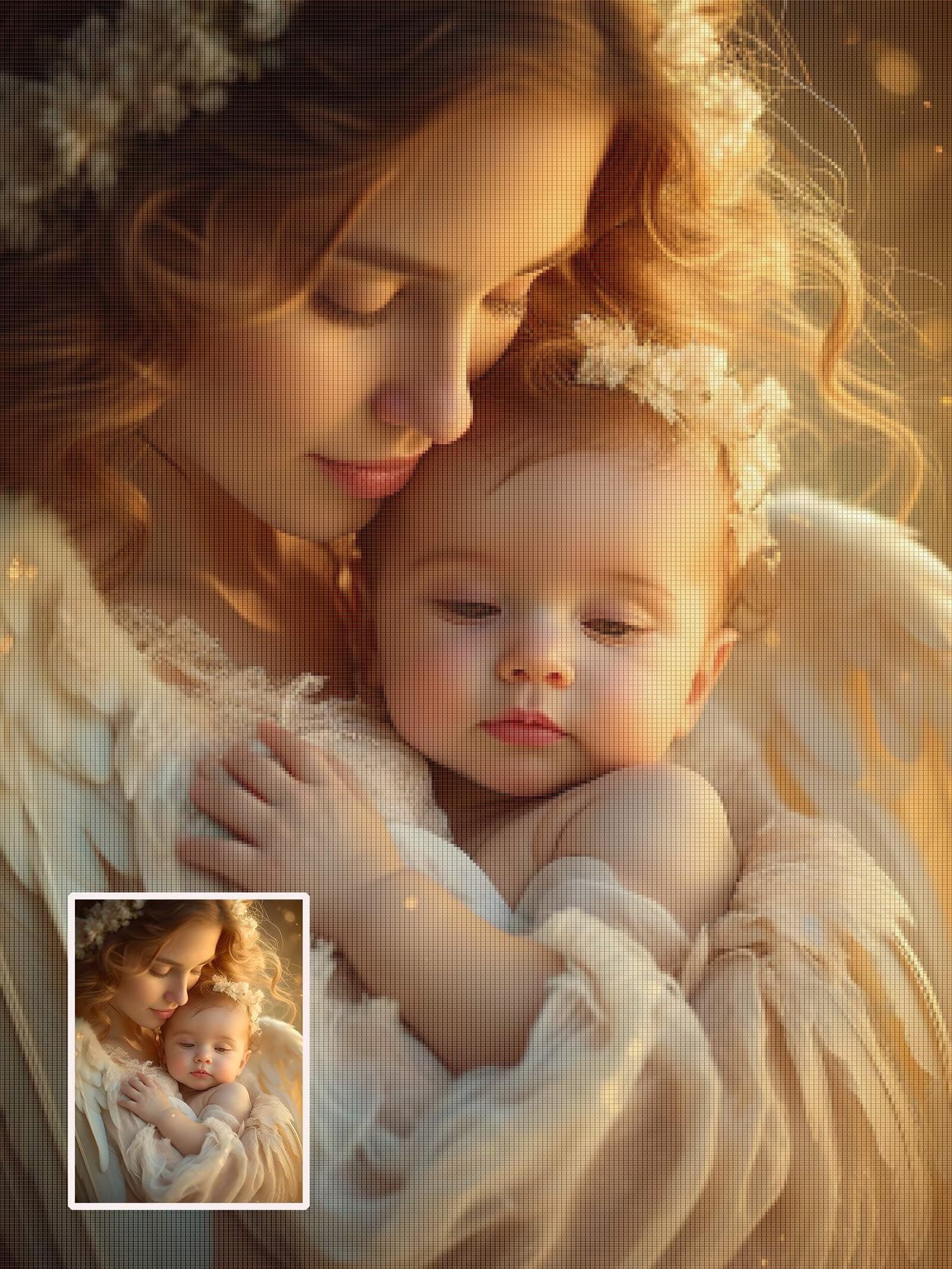 Diamond Painting Personalizzato, 5D DIY Diamond Painting Kit Completo Personalizzato, Kit per Pittura Diamante Personalizzati Con Foto, Mosaico Personalizzata Regalo per Arte Domestica 50x90cm L-253