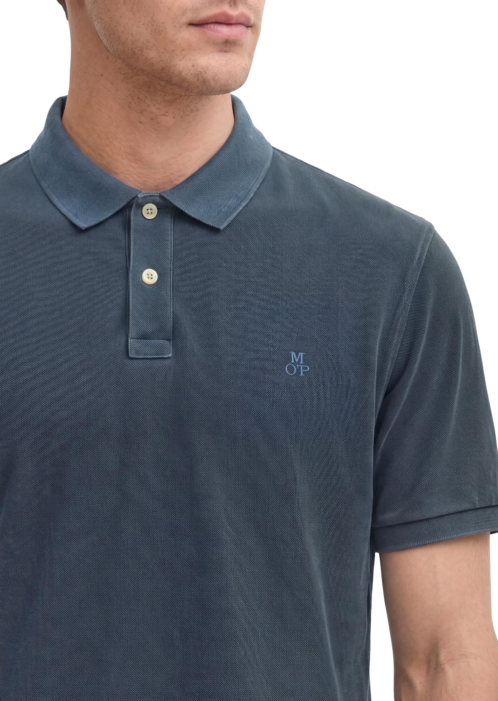 MARC O'POLO CASUAL Polo męska koszulka polo – klasyczna koszulka polo z bawełny organicznej, 896, L