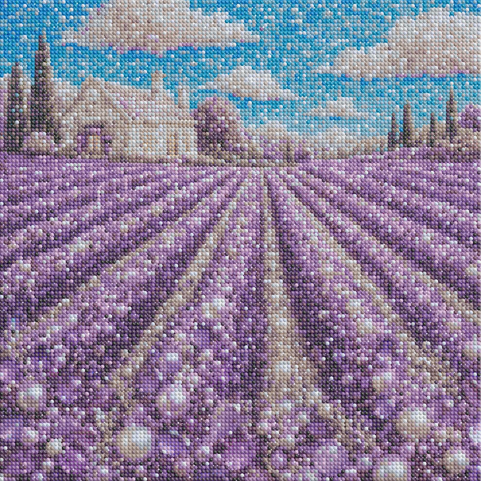 Lavender Pearl Diy 5D Round Drill Gem Art Diamond Painting Kit 15.75X15.75