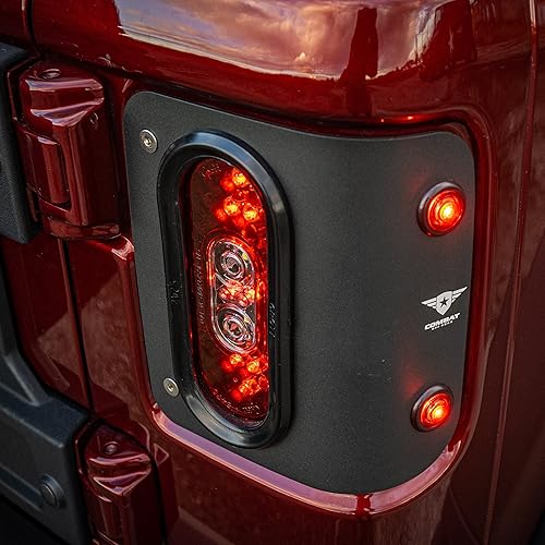 Miniatura 6 de Luces traseras LED de artillero de cola compatibles con Jeep JL/JLU, montaje empotrado, aprobado por SAE/DOT