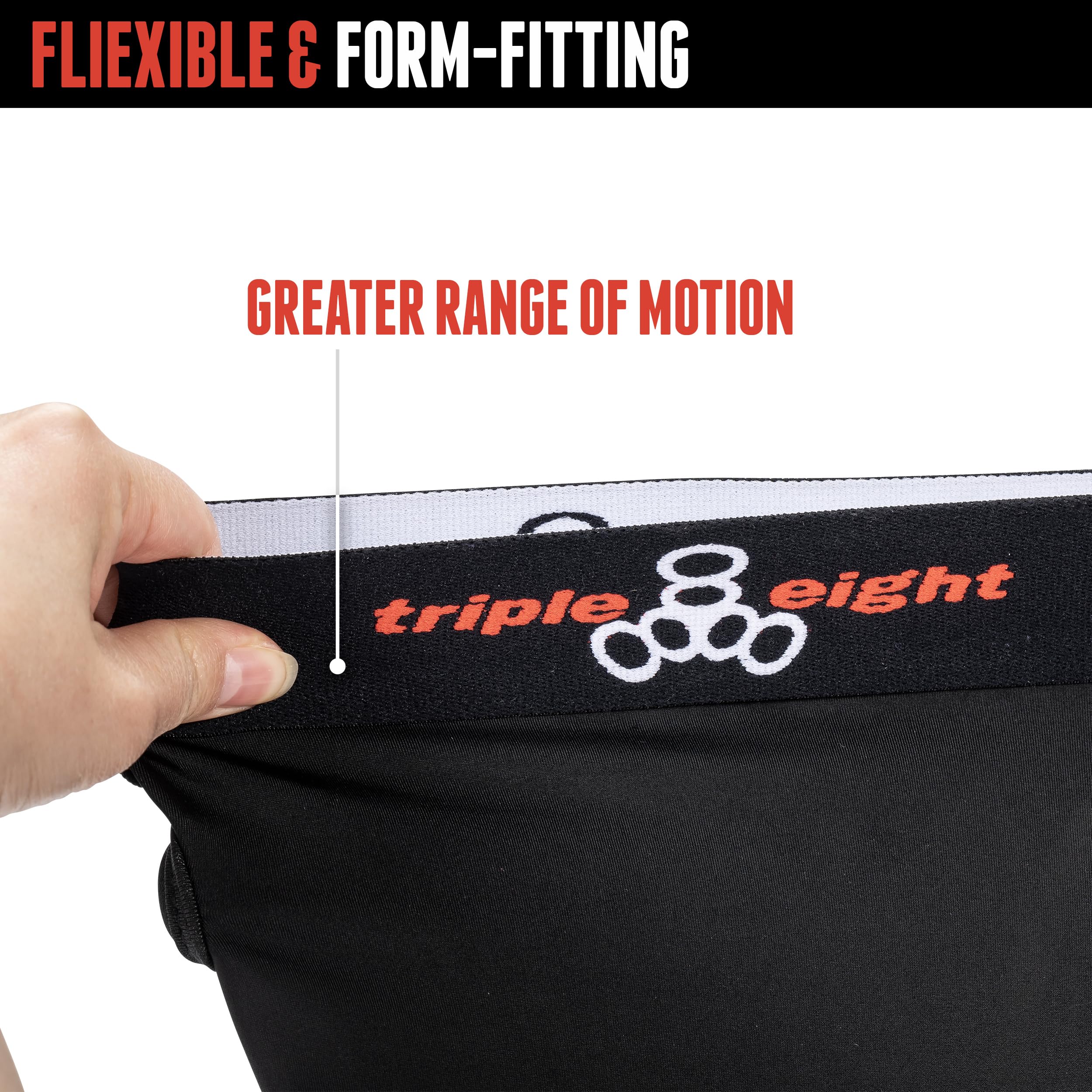 Triple Eight Bumsaver - 2 Pantalones Cortos Acolchados para patineta, Snowboard y esquí