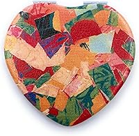 Vista 24 de Espejo Compacto Espejo de Cartera Espejo Pequeño de Maquillaje Espejo de Viaje Mini Espejo de Bolsillo Espejo de Lápiz Labial Flor de Almendro Van