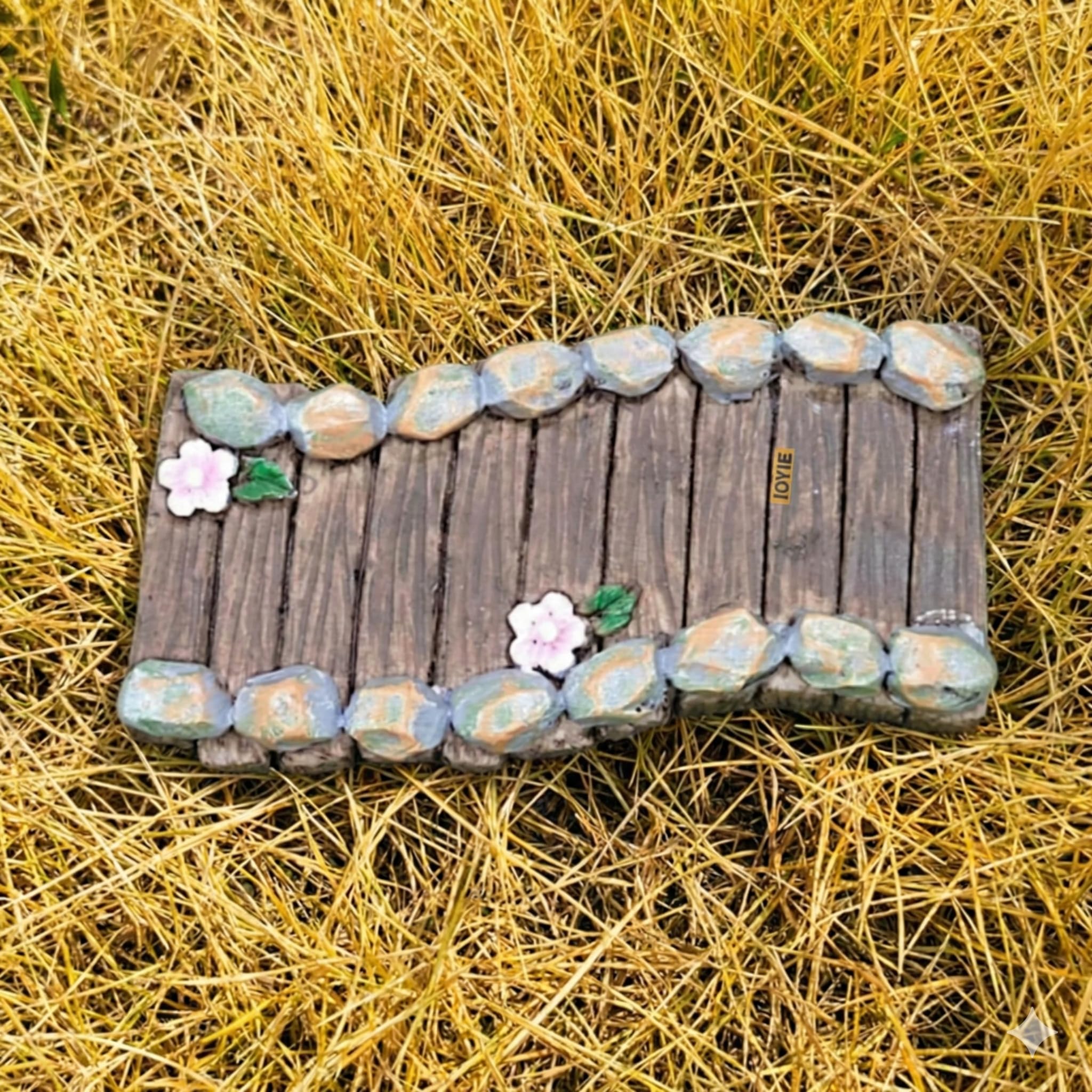 IOYIE Cute Miniature Pathway for Fairy Gardens, Terrariums,and Bonsai Decoration Resin mini DIY Craft and Home Decor Birdge (Pathway)-image-19