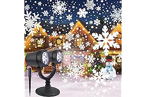 Frosty the Snowman Double Head Snowflake Projector