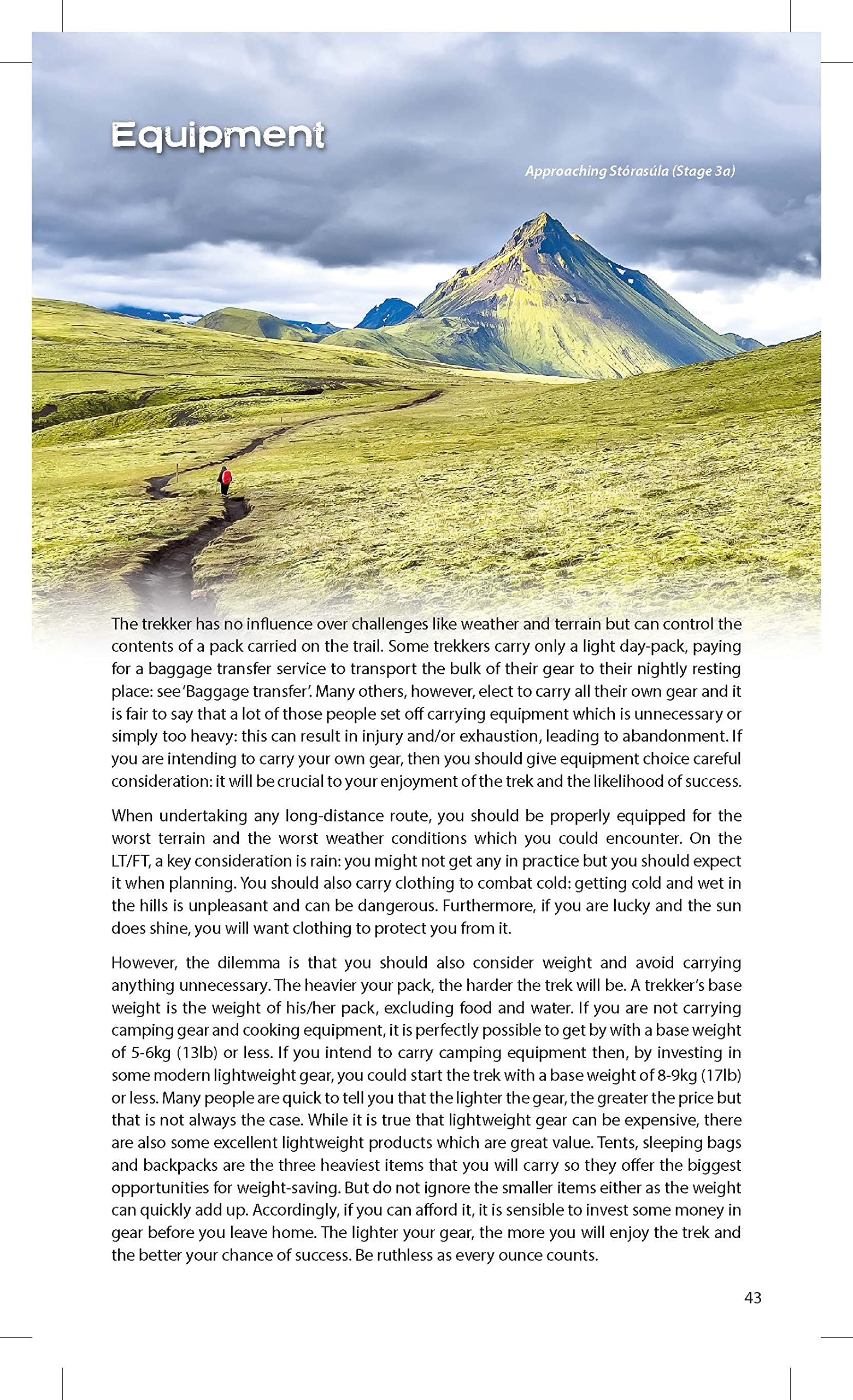 Trekking Iceland's Laugavegur Trail: Two-way Guide: 1:40k Mapping, 14 Differ (Knife Edge guidebooks)