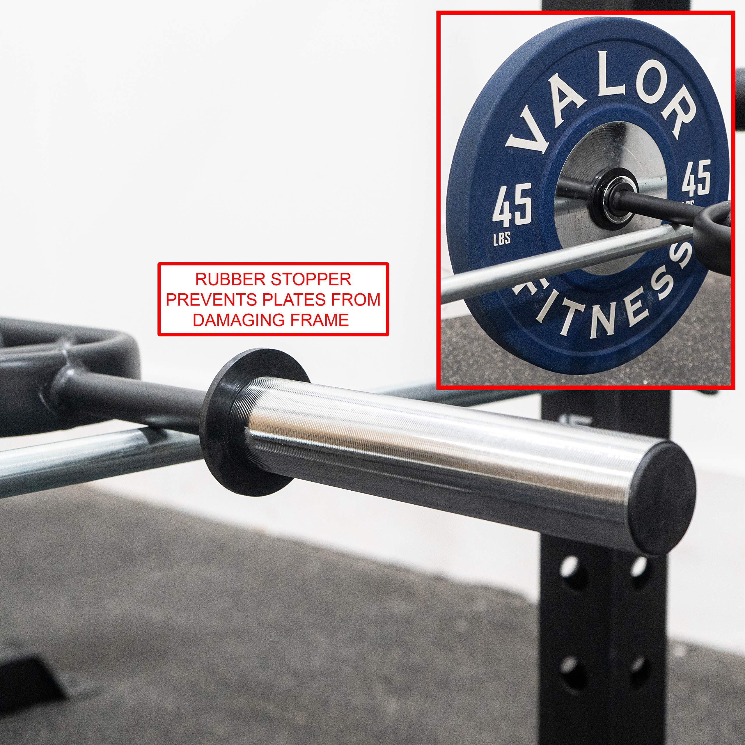 Valor Fitness Multi Grip Barbell For Shoulder Exercises Swiss Bar