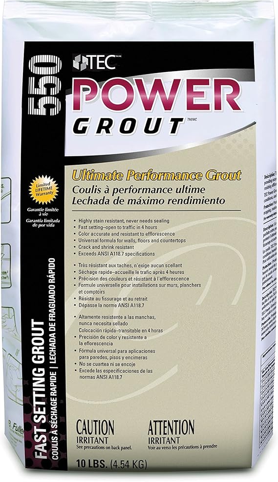 Power Grout Espresso (10 lbs), Tile Grout Amazon Canada