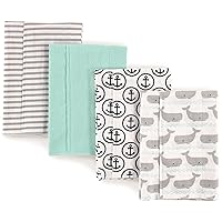 Vista 102 de Hudson Baby - Paños unisex de franela de algodón para bebé, bosque, talla única