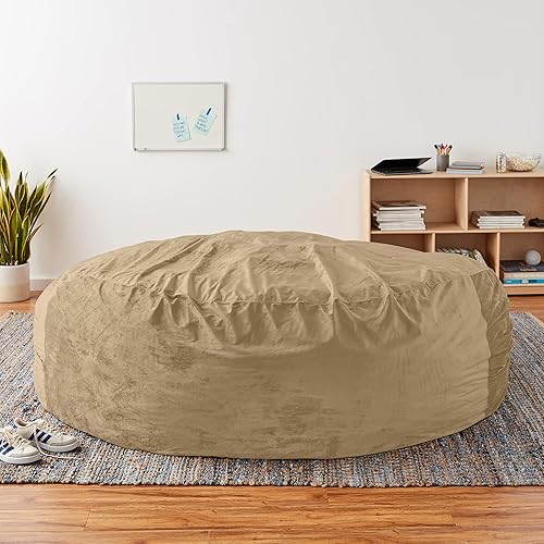 Miniatura 220 de Chill Sack - Funda para puf Microgamuza - Carbón - Solo funda,Microsuede - Chocolate - Solo funda,Microsuede - Azul marino - Solo funda,Guijarro -