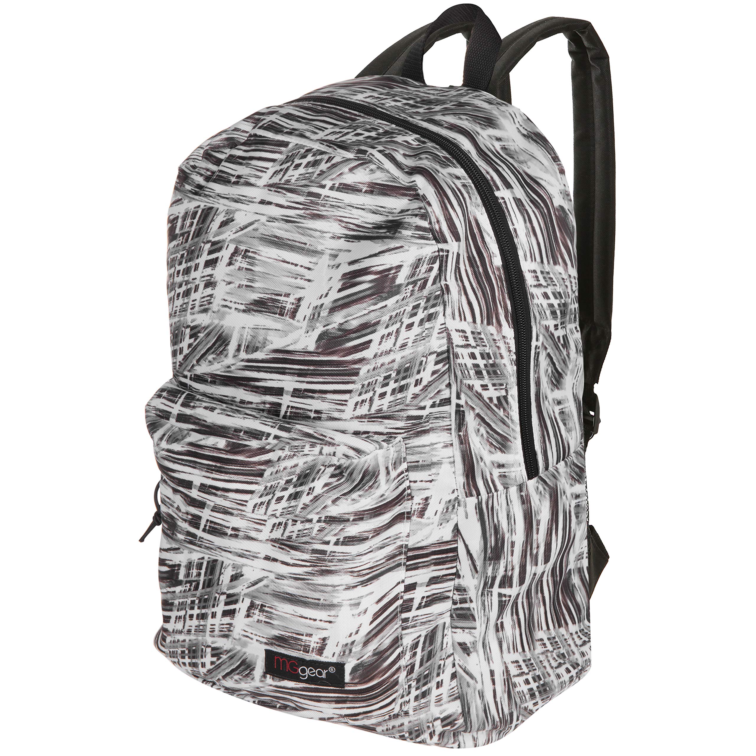 MGgear17-inch Black & White Abstract Pattern Children's School Backpack