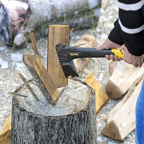 Miniatura 3 de LEXIVON V18s - Hacha de división de 18 pulgadas, mango compuesto de fibra de vidrio ligero y agarre ergonómico TPR | Funda protectora de transporte