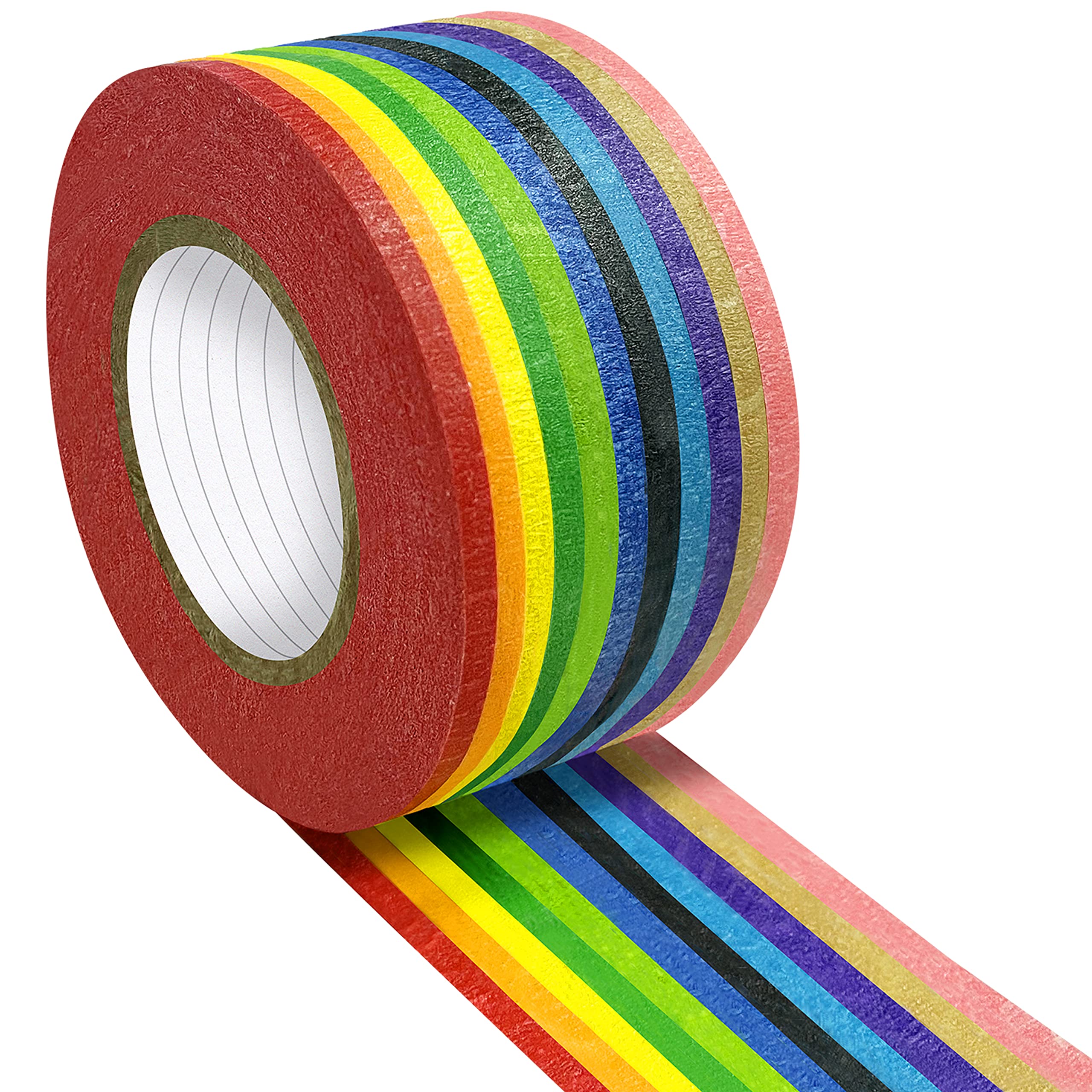 Buy Thin Whiteboard Tape 1/8" (3mm) 11 Color Rolls with 62 feet
