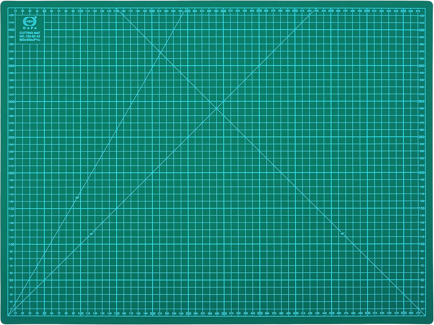 DAFA Professional 24" x 18" Self-Healing, Double-Sided Cutting Mat, Rotary Blade Compatible, (36x24), (24x18), (18x12), (12x9) Sizes, for Sewing, Quilting, Arts & Crafts A2 (24 x 18)