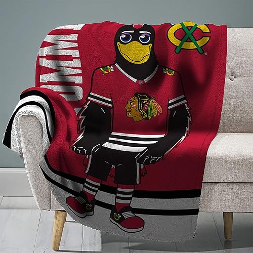 Miniatura 20 de Sleep Squad Detroit Red Wings Rally Al - Manta de felpa Raschel de 60 x 80 pulgadas, una mascota de la NHL, súper suave Anaheim Patos,Anaheim Ducks