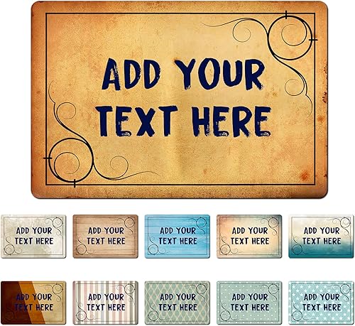 Tapetes de bienvenida personalizados para exteriores añade tu texto diseño de decoración de interiores tapete antideslizante para puerta delantera