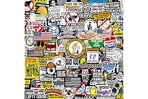 150-Pack Hard Hat Stickers: Essential Decals for Tough Jobs