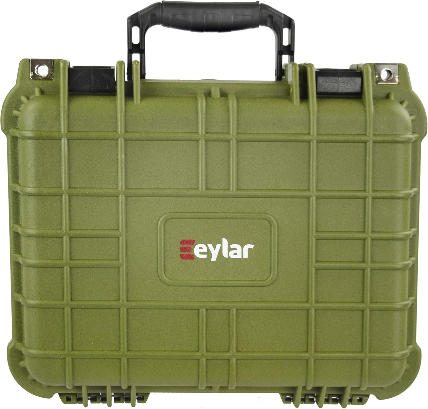 Eylar Protective Gear and Camera Hard Case Water & Shock Proof With Foam 13.37 inch 11.62 inch 6 inch OD Green (Green)