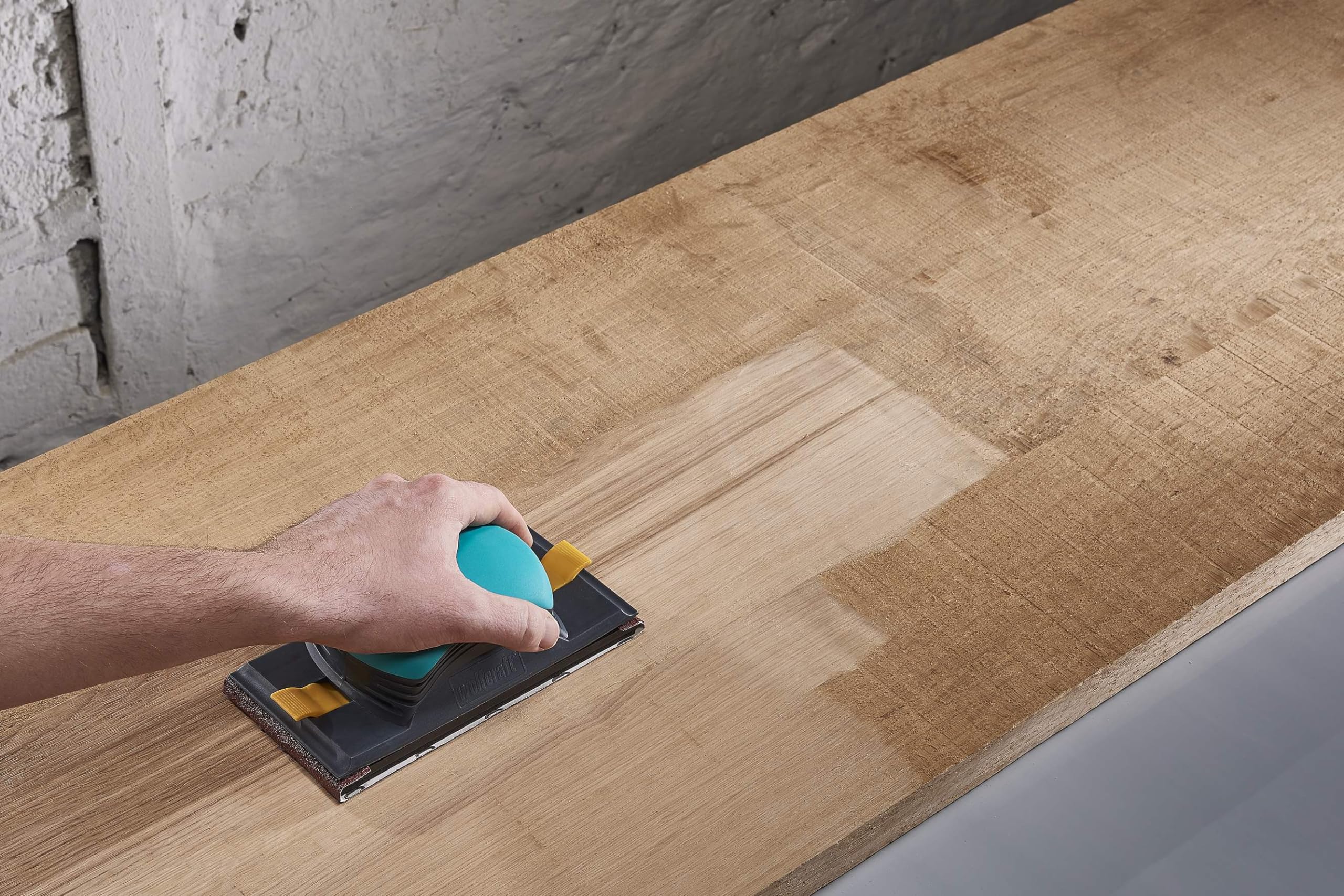 wolfcraft Rollo de papel abrasivo para madera/metal I 3170000