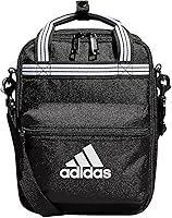 adidas Squad Insulated Lunch Bag - Cooler for Men & Women, Leakproof Lining, Adjustable Strap