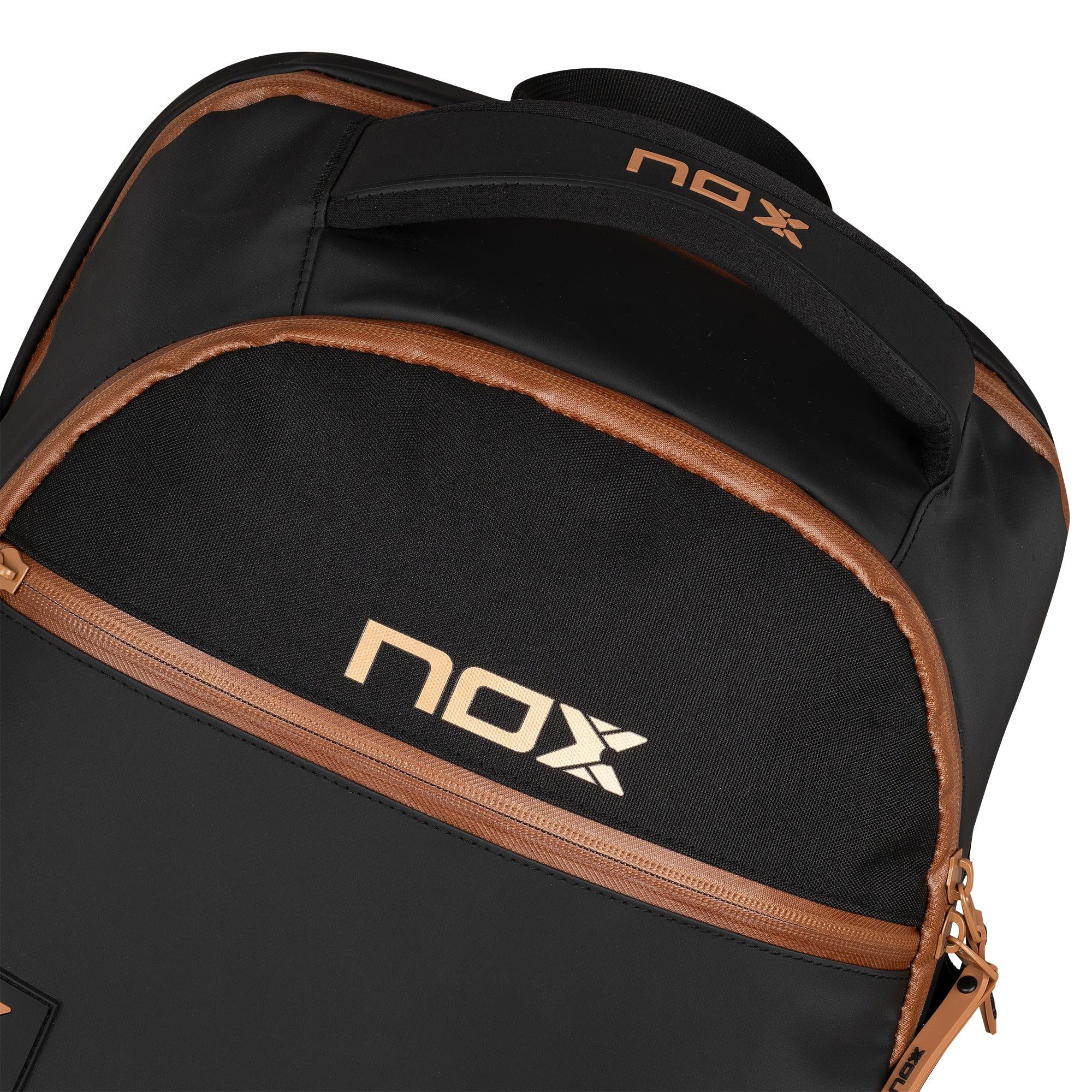 NOX Mochila LUXURY OPEN SERIES negro/marrón