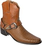 Men's Cowboy Boots Western Pointed Toe Zipper Dress Casual Riding