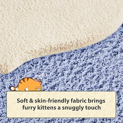 Miniatura 9 de Yaheetech Torre de árbol para gatos con acogedor condominio de felpa y postes rascadores cubiertos de sisal para gatitos y gatos