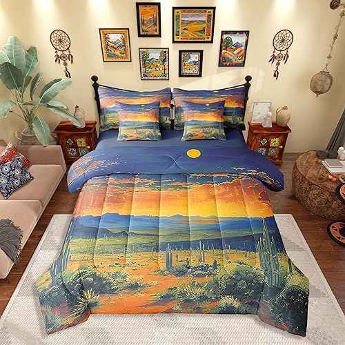 Miniatura 18 de Erosebridal Juego de edredón de 7 piezas con diseño de piano, cama Queen en una bolsa, juego de ropa de cama retro con notación musical de guitarra