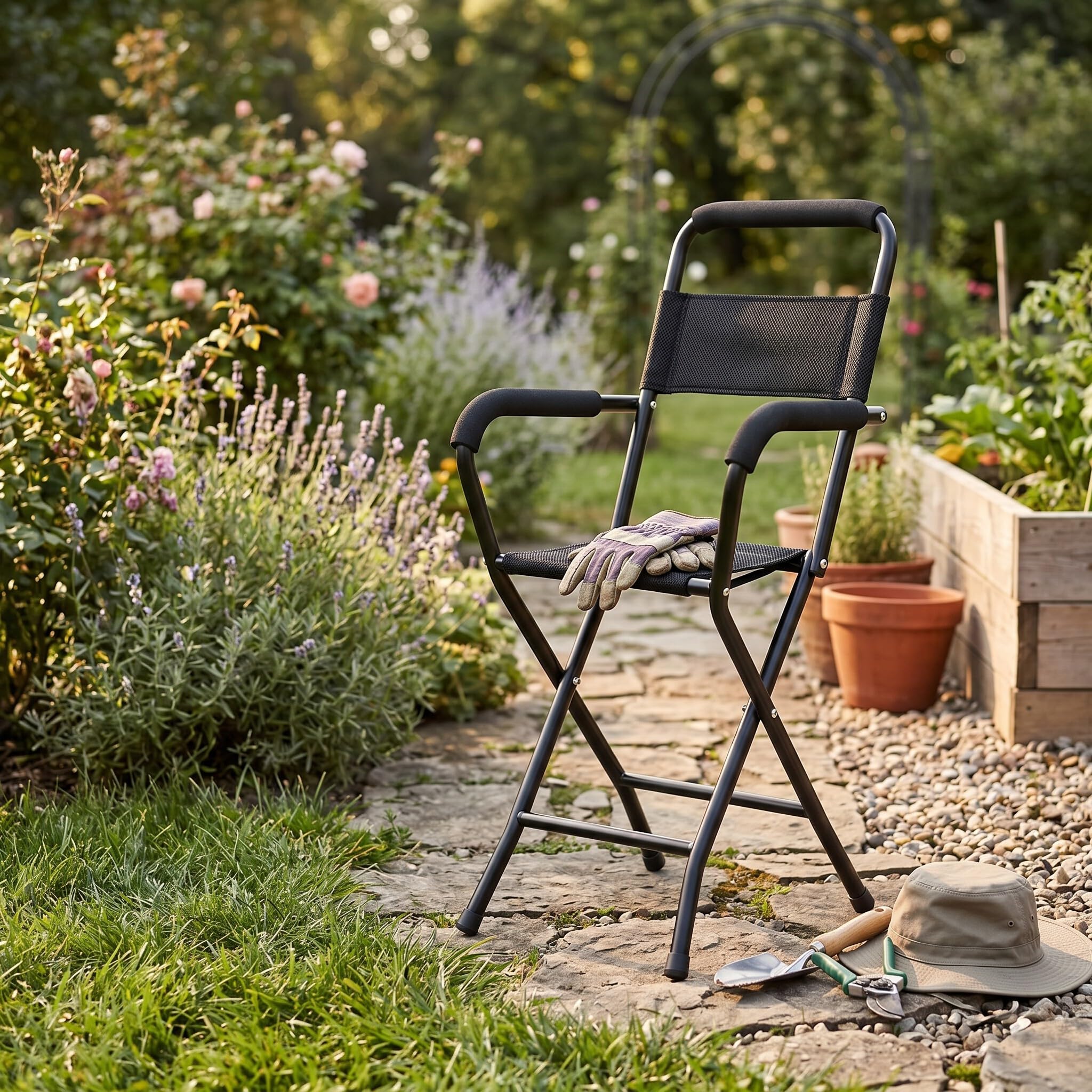 Bastón con Asiento, Silla Bastón Plegable Portátil, Sillas Bastón Plegables para Adultos, Bastones con Asiento para Hombres y Mujeres, Bastón y Taburete de Doble Uso para Personas
