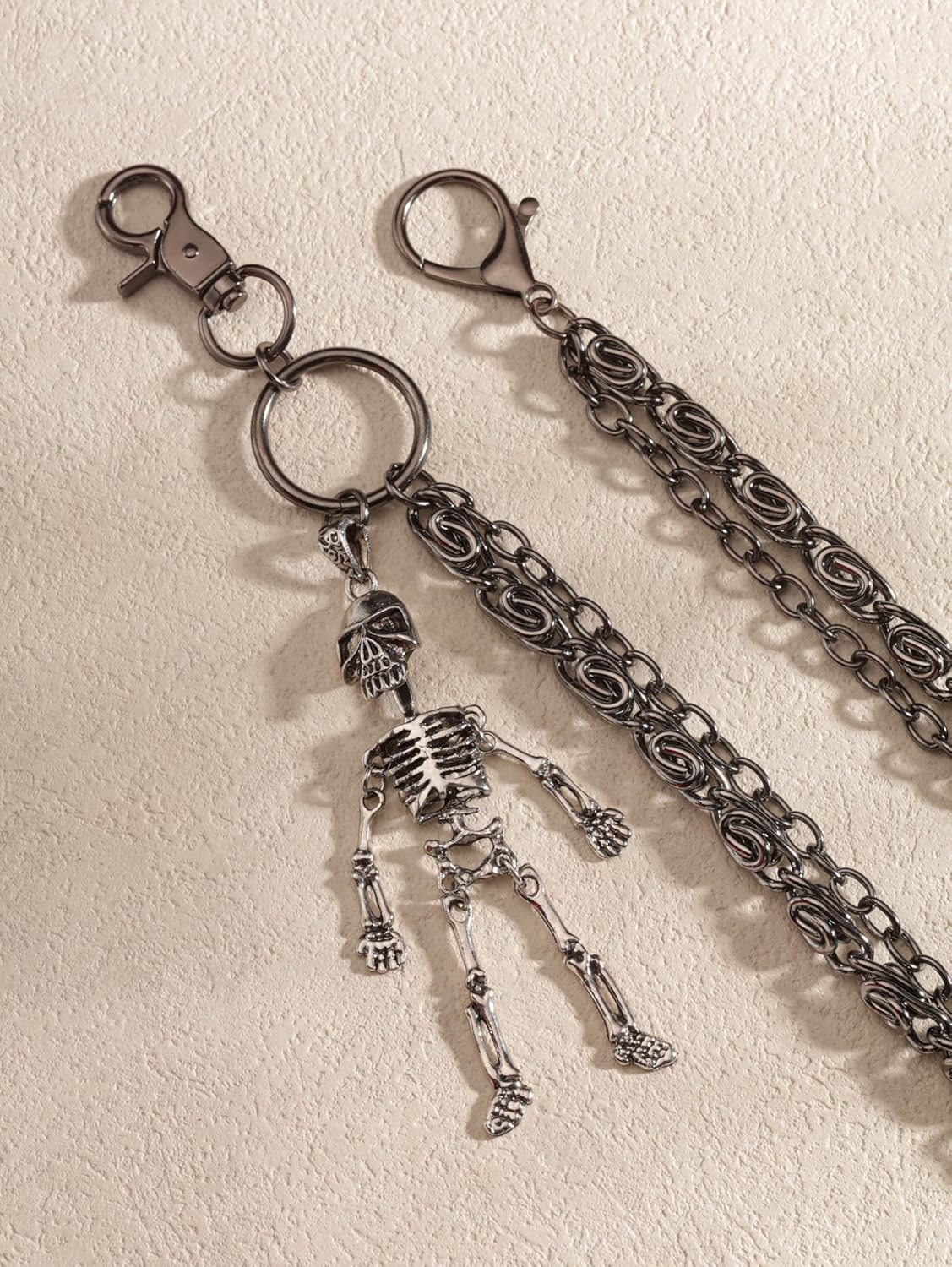 Sacina Goth Punk Layered Skull Skeleton Pants Chain, Wallet Belt Chain, Goth Grunge Emo Punk Accessories, Jewelry Gift for Women - Image 8