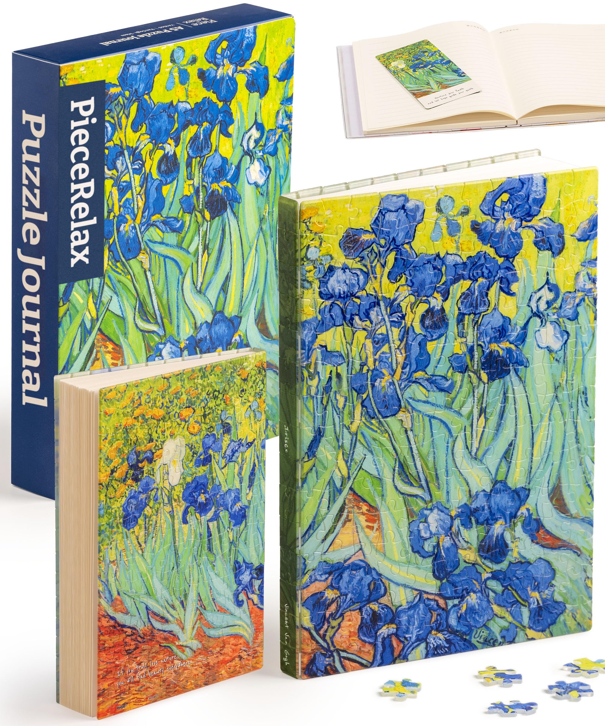 PieceRelax Puzzle Journal for Adults, Van Gogh