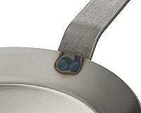 Vista 5 de Matfer Bourgeat 062034 Sartén redondo para crepas, 9 1/2 pulgadas, gris