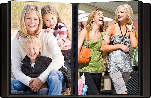 Vista 9 de Pioneer - Álbum de fotos con minimarco (24 unidades), Hot Pink, 4" x 6" Rosa Hot