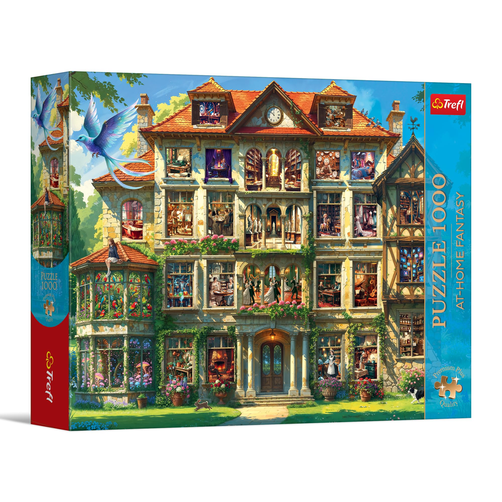 Trefl Premium Plus Quality At-Home Fantasy Jigsaw Puzzle - 1000 Pieces - Timeless Patterns - Perfect Match Pieces for Adults and Teens Ages 14+